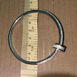Thick nail Bangle Bracelet